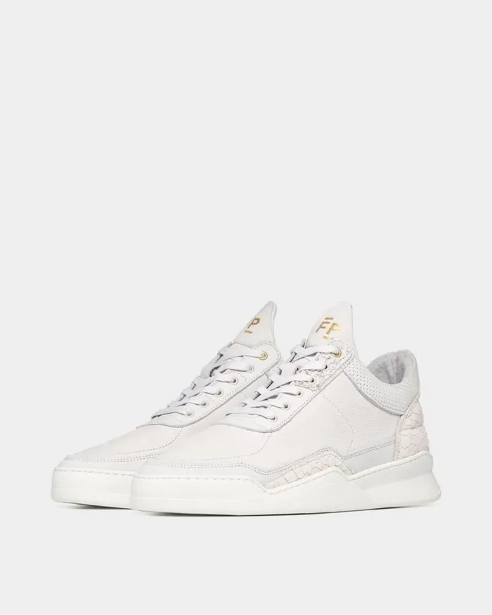 WomenMen Filling Pieces Sneakers Low Top Ghost Decon White
