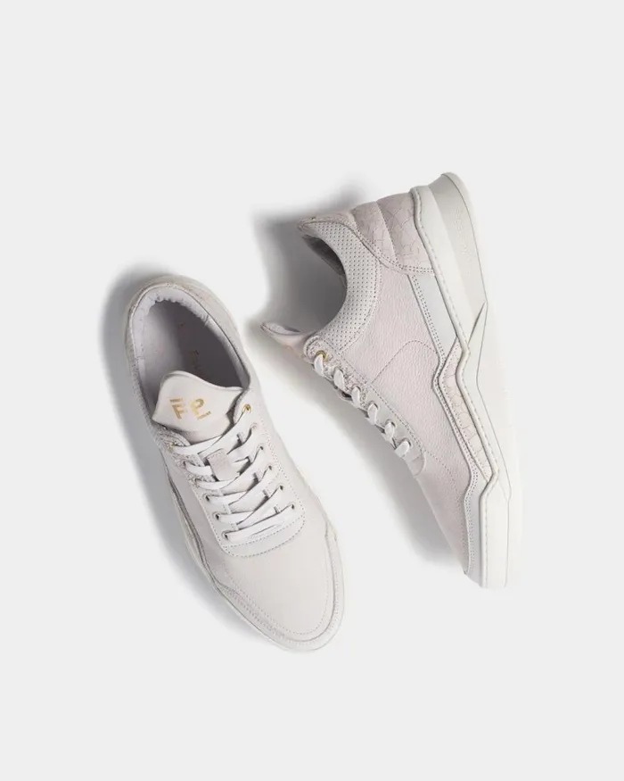 WomenMen Filling Pieces Sneakers Low Top Ghost Decon White
