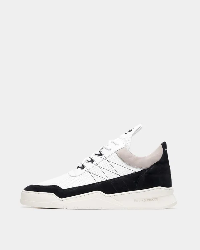 WomenMen Filling Pieces Sneakers Low Top Ghost Tweek White