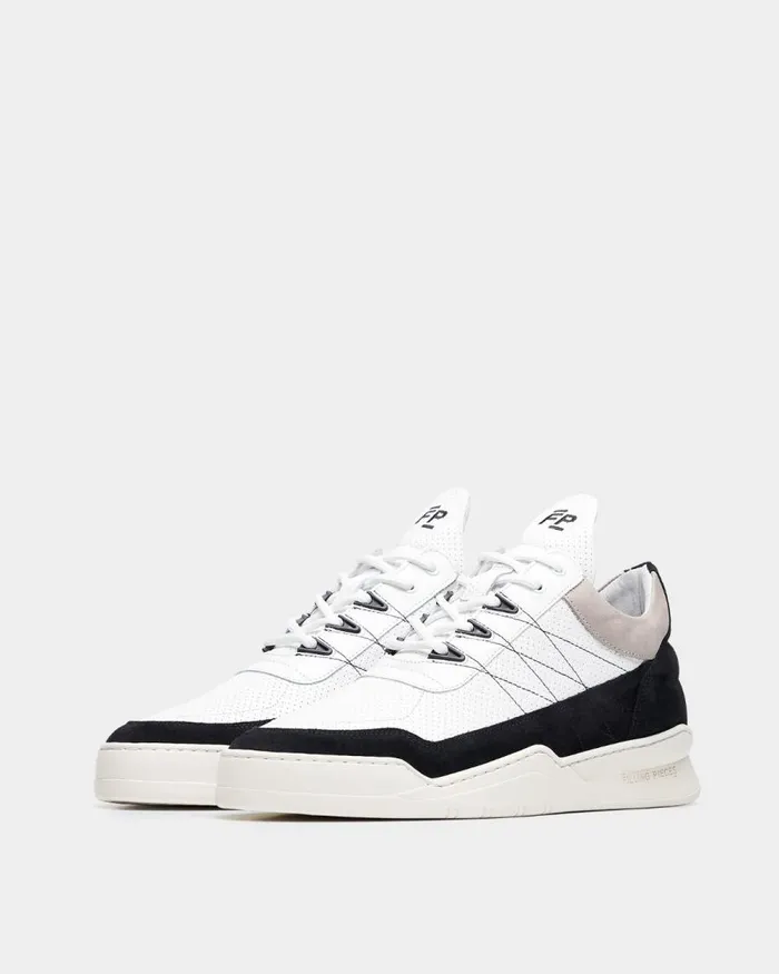 WomenMen Filling Pieces Sneakers Low Top Ghost Tweek White