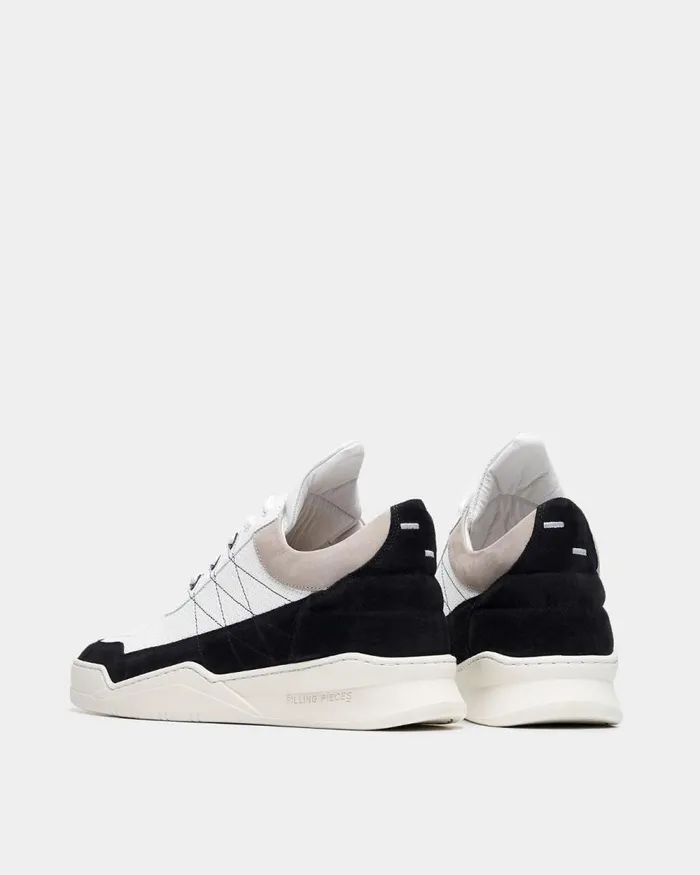 WomenMen Filling Pieces Sneakers Low Top Ghost Tweek White
