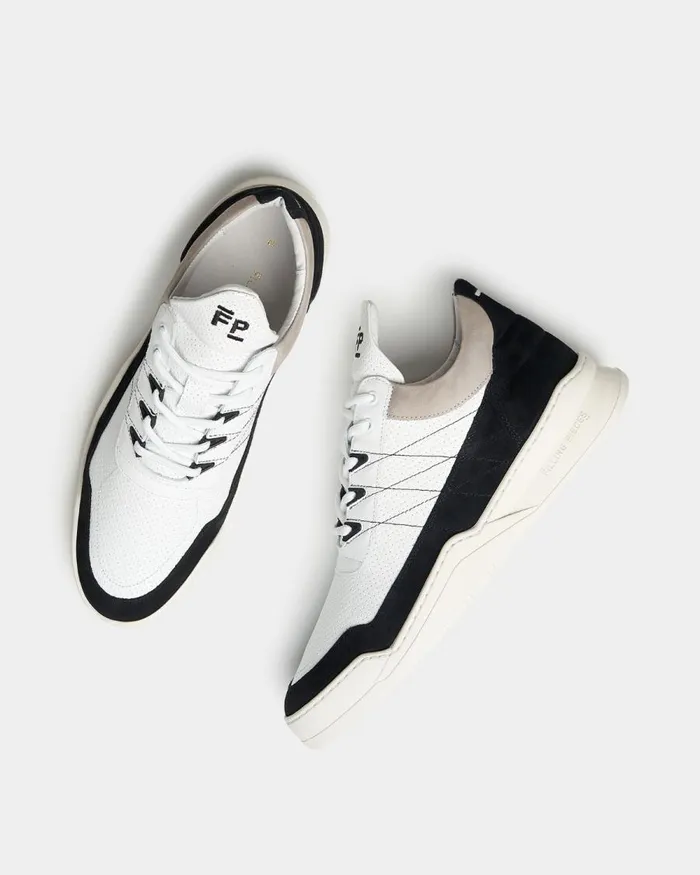 WomenMen Filling Pieces Sneakers Low Top Ghost Tweek White
