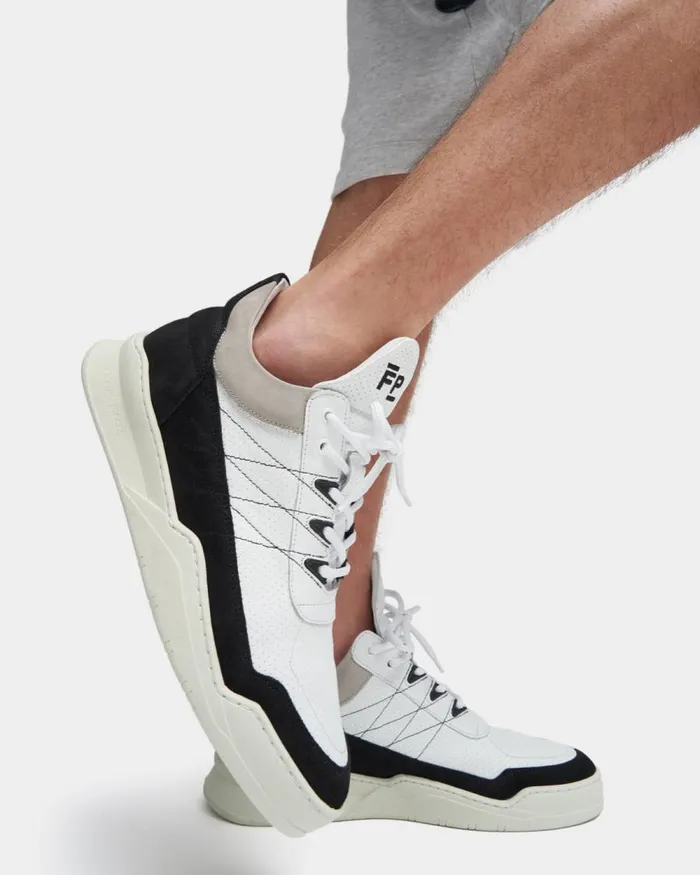 WomenMen Filling Pieces Sneakers Low Top Ghost Tweek White