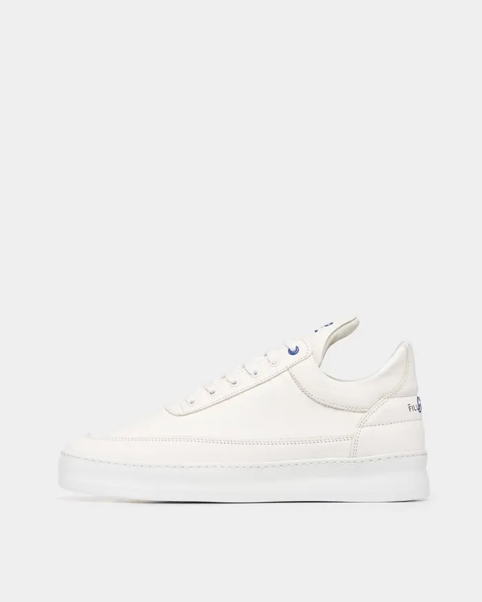 WomenMen Filling Pieces Sneakers Low Top Plain 683 Organic White