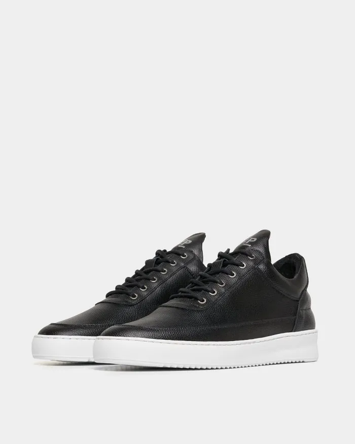 WomenMen Filling Pieces Sneakers Low Top Ripple Crumbs Black