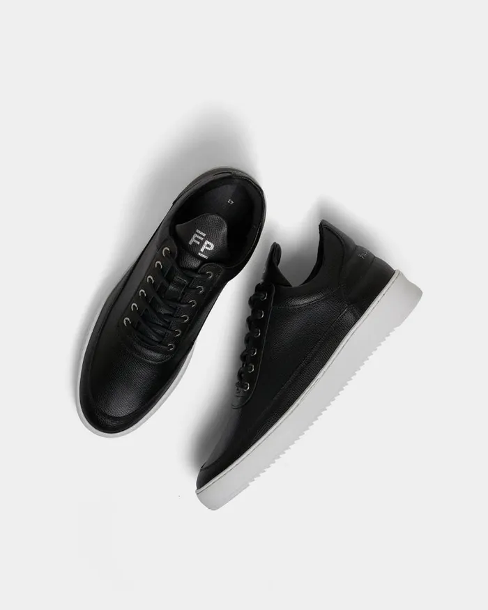 WomenMen Filling Pieces Sneakers Low Top Ripple Crumbs Black