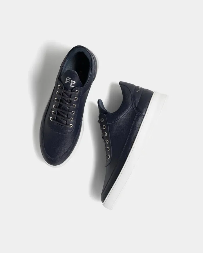 WomenMen Filling Pieces Sneakers Low Top Ripple Crumbs Blue Navy