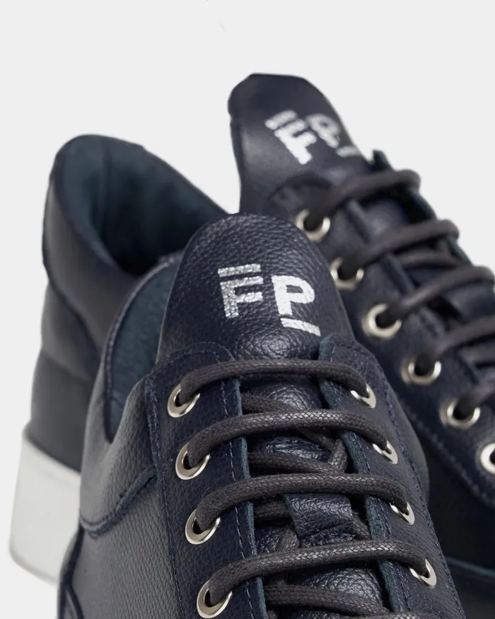 WomenMen Filling Pieces Sneakers Low Top Ripple Crumbs Blue Navy