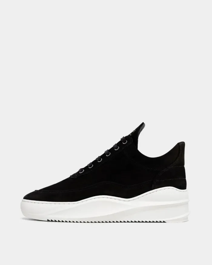 WomenMen Filling Pieces Sneakers Low Top Sky Matt Nubuck Black