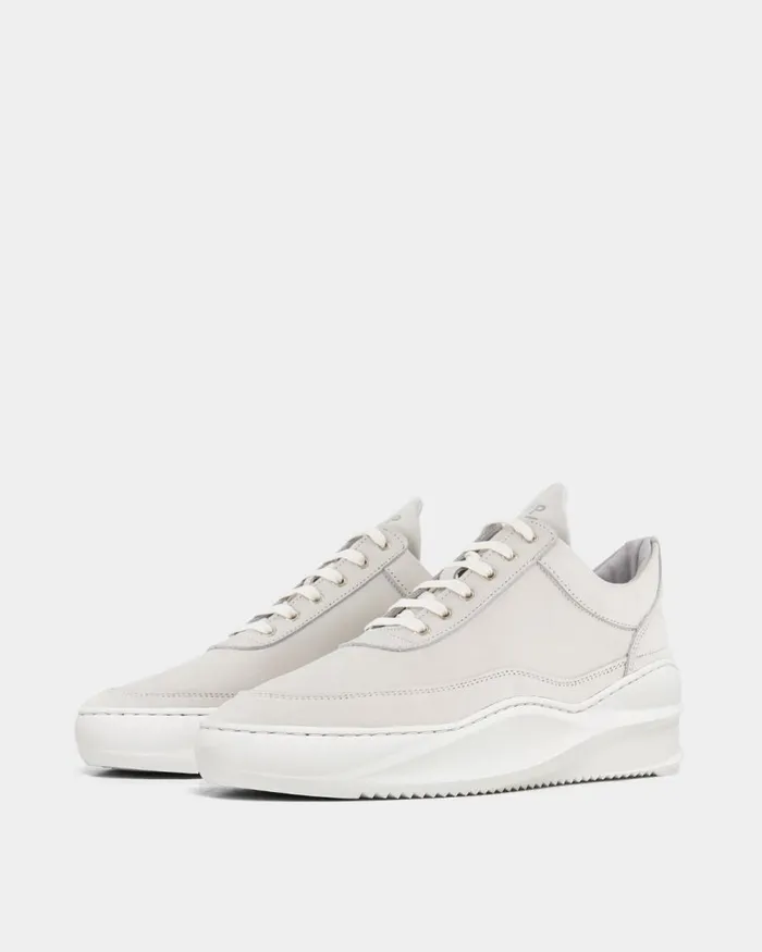 WomenMen Filling Pieces Sneakers Low Top Sky Matt Nubuck White