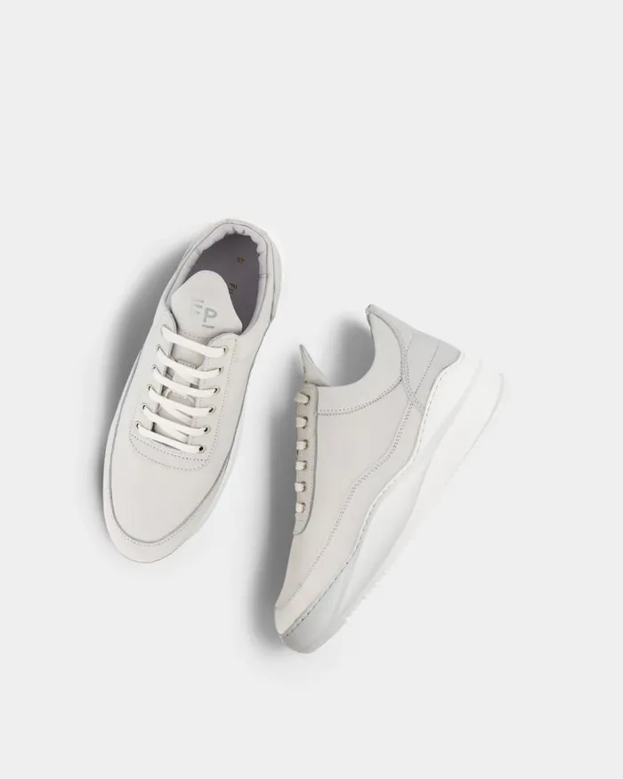 WomenMen Filling Pieces Sneakers Low Top Sky Matt Nubuck White