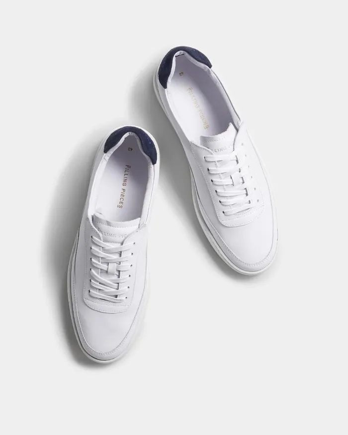 WomenMen Filling Pieces Sneakers Mondo 20 Ripple Bianco Blue Navy