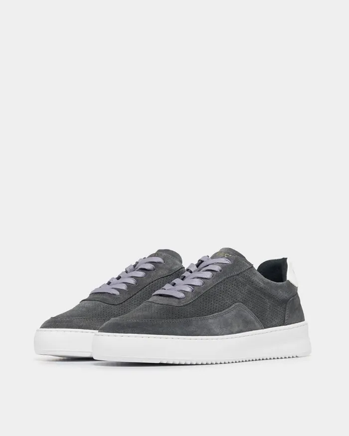 WomenMen Filling Pieces Sneakers Mondo Perforated Dark Grey