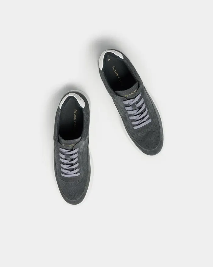 WomenMen Filling Pieces Sneakers Mondo Perforated Dark Grey