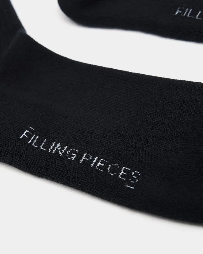 WomenMen Filling Pieces Socks Socks Patch Black