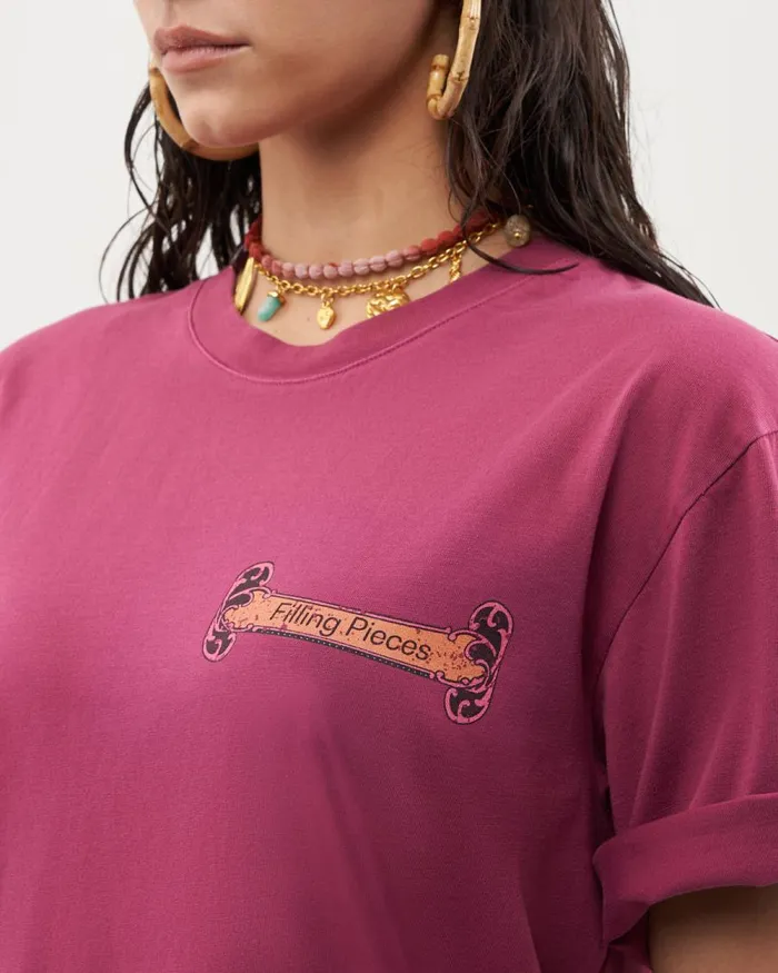 WomenMen Filling Pieces TShirts and Shirts FP Studio Tee HDC Burgundy