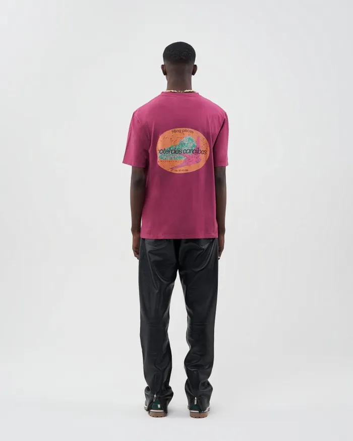 WomenMen Filling Pieces TShirts and Shirts FP Studio Tee HDC Burgundy