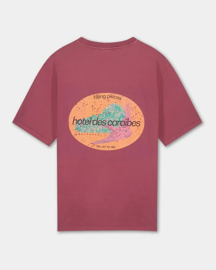 WomenMen Filling Pieces TShirts and Shirts FP Studio Tee HDC Burgundy