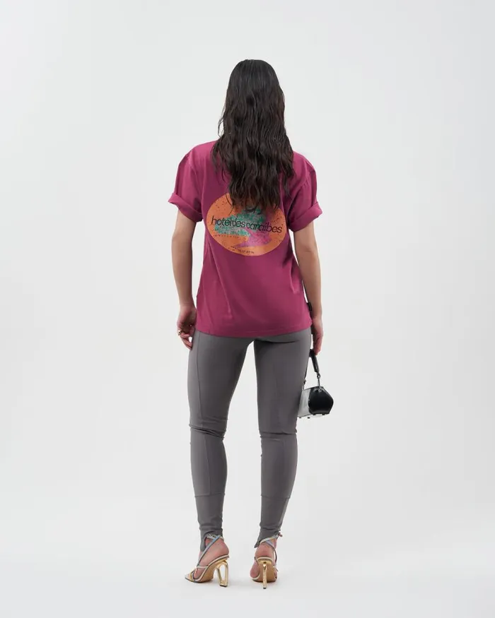 WomenMen Filling Pieces TShirts and Shirts FP Studio Tee HDC Burgundy