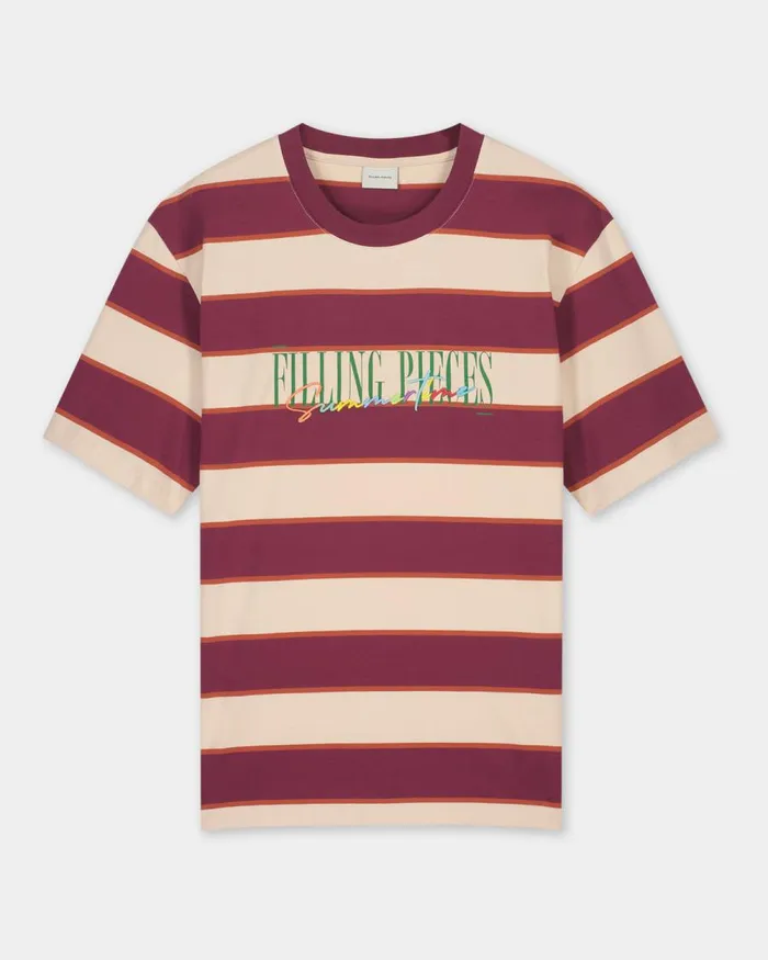 WomenMen Filling Pieces TShirts and Shirts Tee Summertime Burgundy
