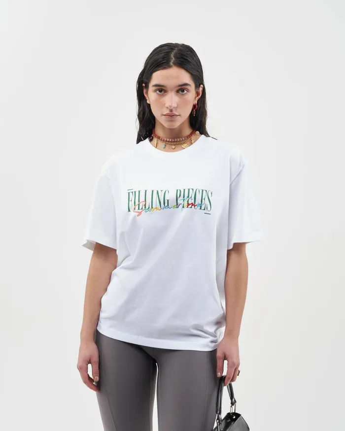 WomenMen Filling Pieces TShirts and Shirts Tee Summertime White