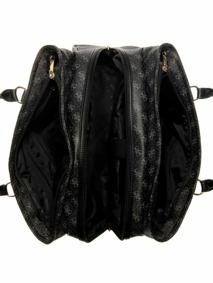 WomenMen GUESS Handbags Jesco Quattro G Shopper Tote Coal Multi
