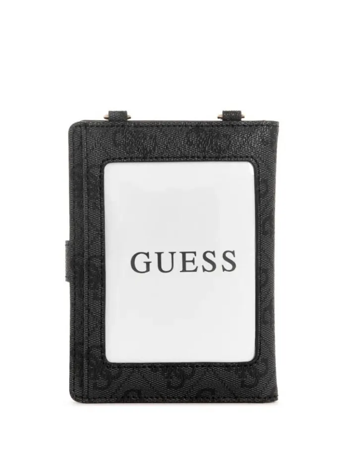 WomenMen GUESS Handbags Laurel Chain Passport Case Cloud Wash
