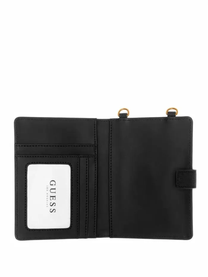 WomenMen GUESS Handbags Laurel Chain Passport Case Cloud Wash