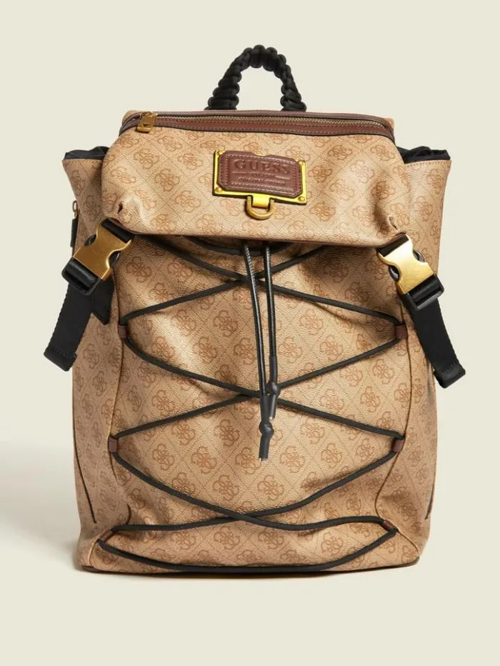 WomenMen GUESS Handbags Salameda Backpack Bamboo