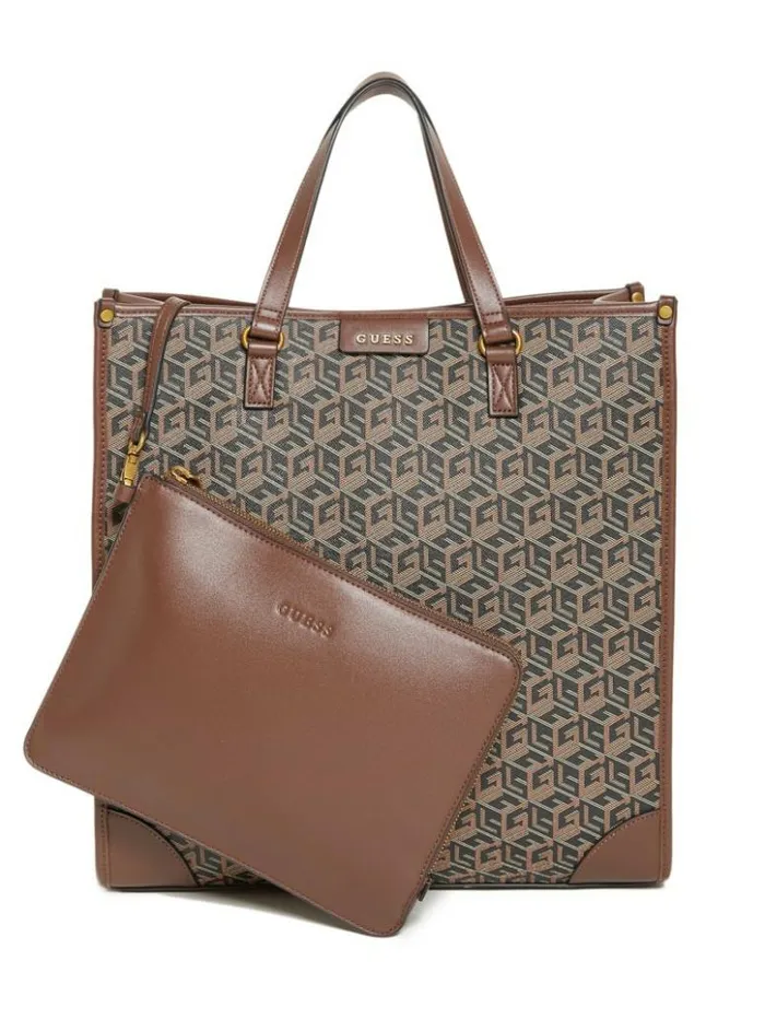WomenMen GUESS Luggage and Travel Bags Ederlo Tote Bag Black Floral Print