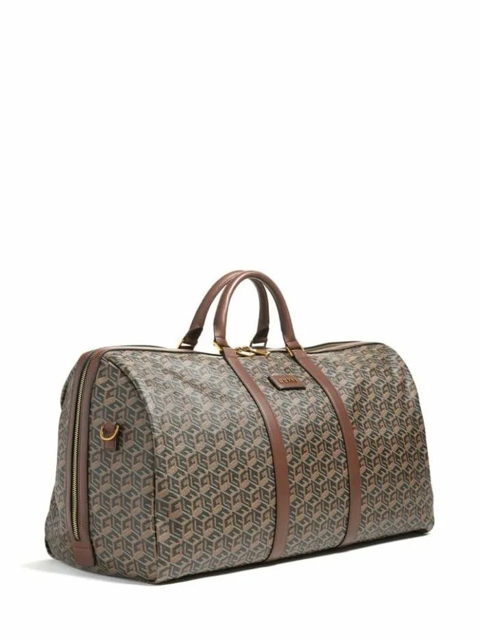 WomenMen GUESS Luggage and Travel Bags Ederlo Weekender Black Floral Print