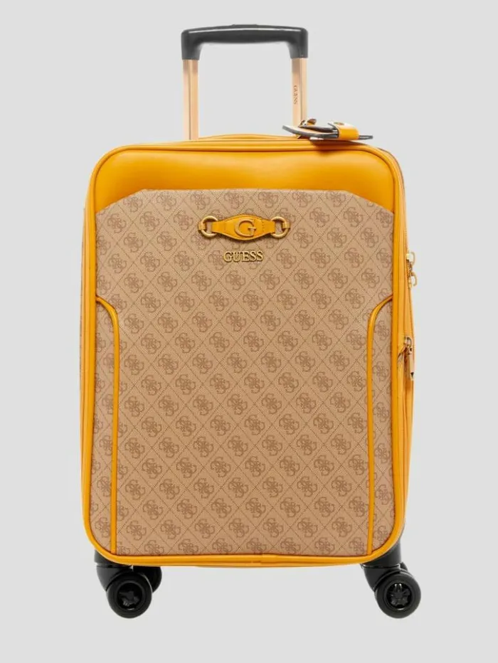 WomenMen GUESS Luggage and Travel Bags Izzy 18034 8Wheel Suitcase Jaunelemon Yellow WomenMen GUESS Luggage and Travel Bags Izzy 18034 8Wheel Suitcase Jaunelemon Yellow