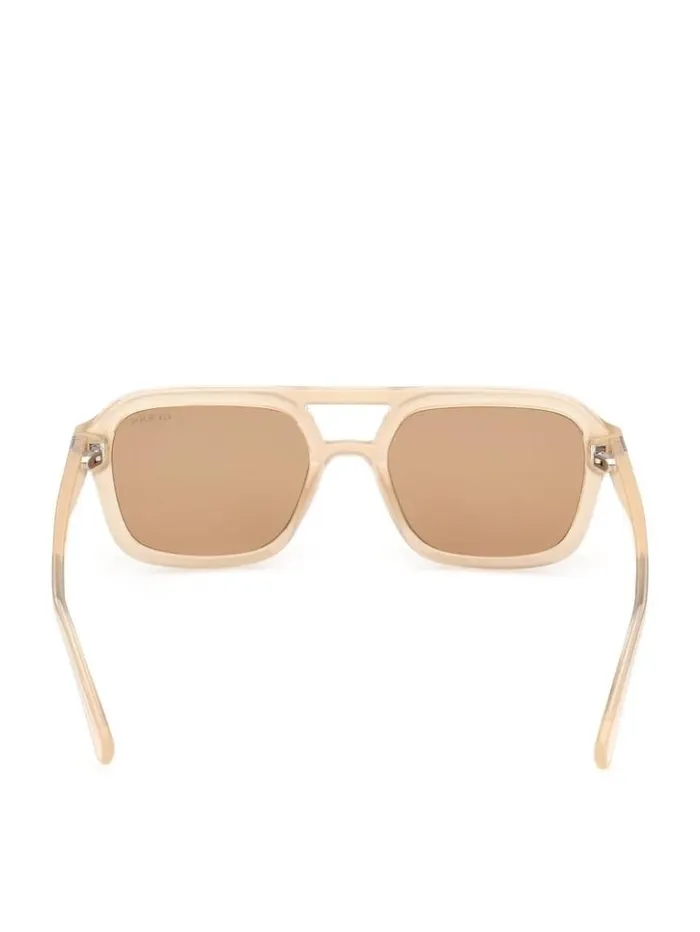 WomenMen GUESS Sunglasses GUESS Originals Aviator Sunglasses Shiny Beige Brown WomenMen GUESS Sunglasses GUESS Originals Aviator Sunglasses Shiny Beige Brown