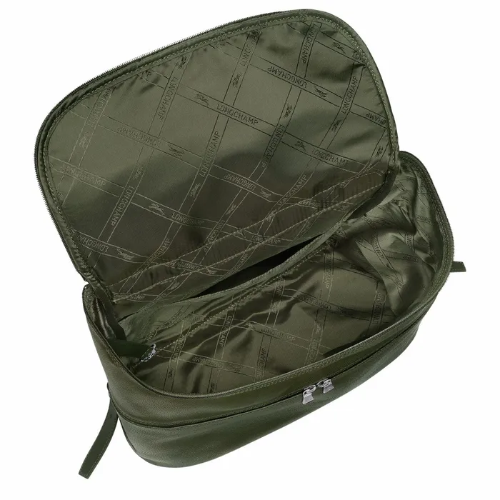 WomenMen Le Foulonn Backpack Khaki Longchamp Backpacks
