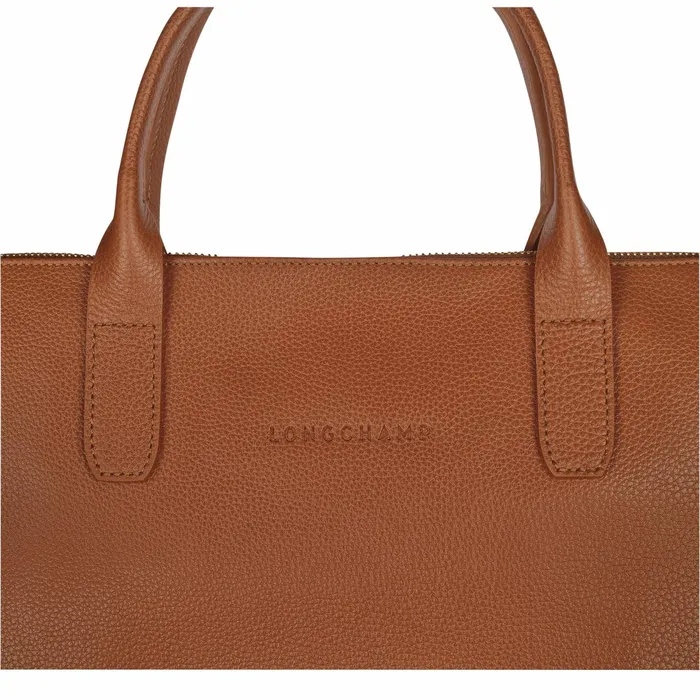 WomenMen Le Foulonn S Briefcase Caramel Longchamp Briefcase