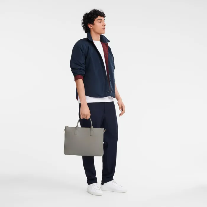 WomenMen Le Foulonn S Briefcase Turtledove Longchamp Briefcase