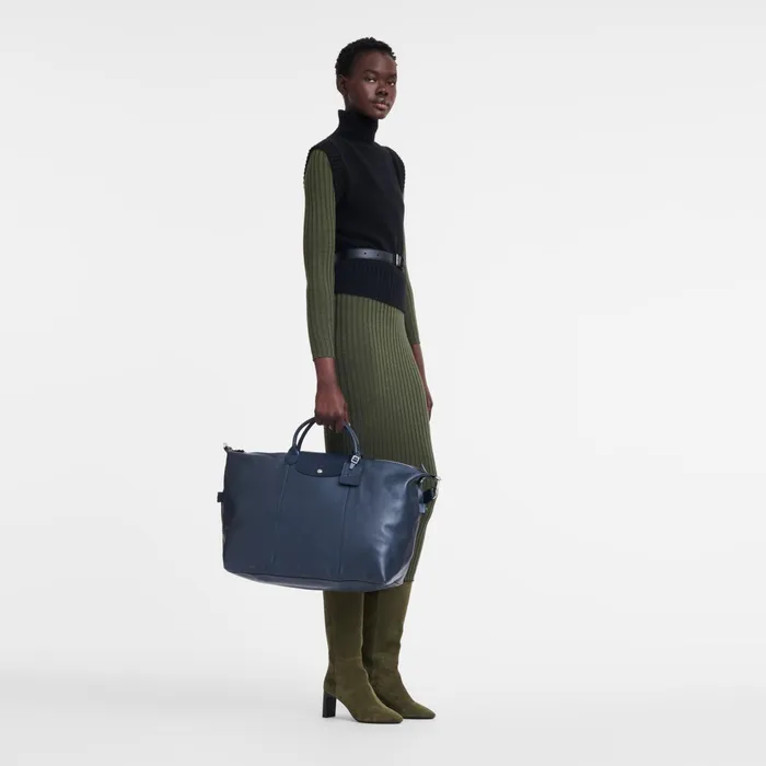 WomenMen Le Foulonn S Travel Bag Navy Longchamp Travel Bags