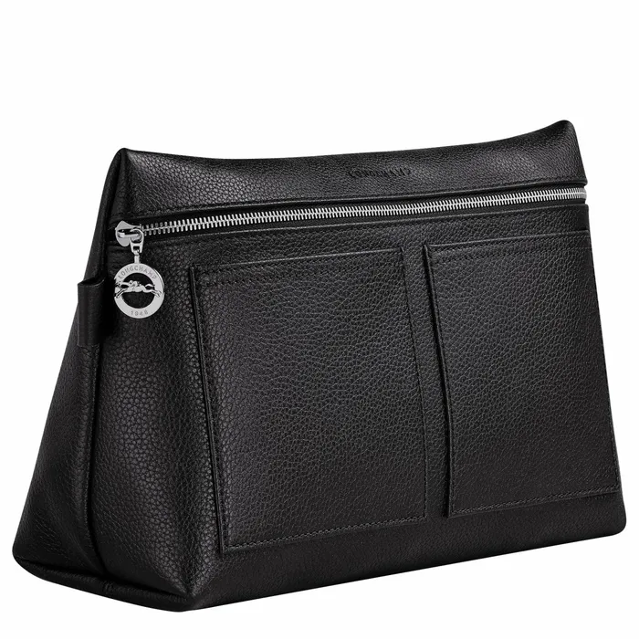 WomenMen Le Foulonn Toiletry Case Black Longchamp Toiletry Bags