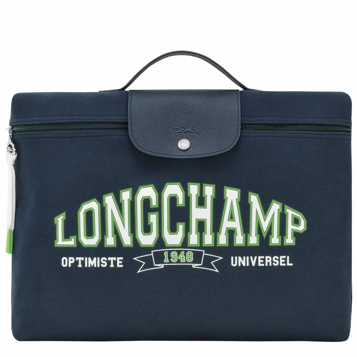 WomenMen Le Pliage Collection Briefcase Navy Longchamp Briefcase