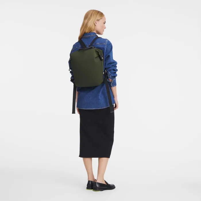 WomenMen Le Pliage Energy L Backpack Khaki Longchamp Backpacks