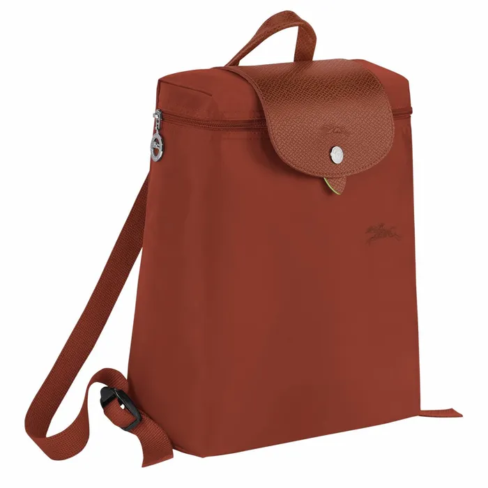 WomenMen Le Pliage Green M Backpack Chestnut Longchamp Backpacks