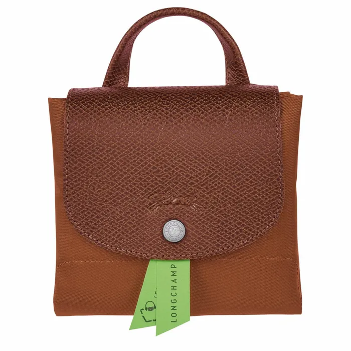 WomenMen Le Pliage Green M Backpack Cognac Longchamp Backpacks