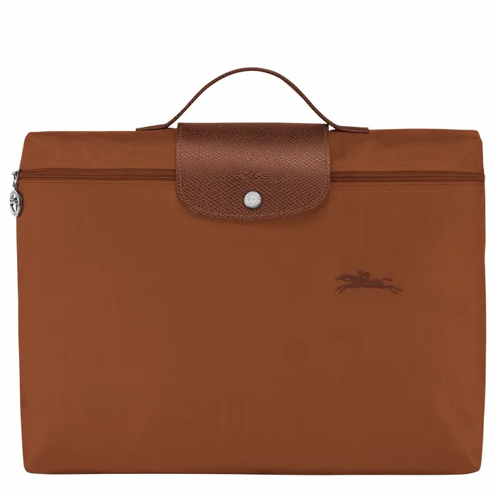 WomenMen Le Pliage Green S Briefcase Cognac Longchamp Briefcase