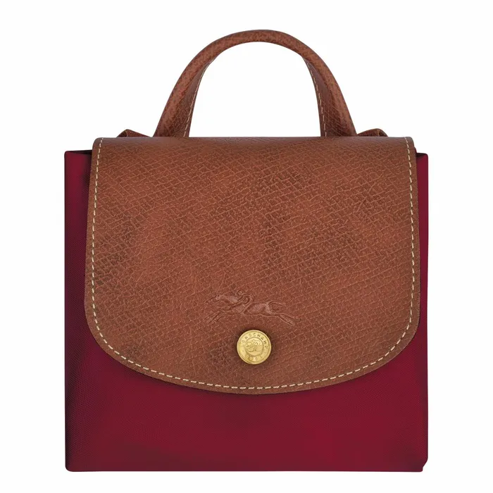 WomenMen Le Pliage Original M Backpack Red Longchamp Backpacks