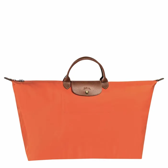 WomenMen Le Pliage Original M Travel Bag Orange Longchamp Travel Bags