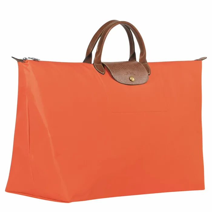 WomenMen Le Pliage Original M Travel Bag Orange Longchamp Travel Bags