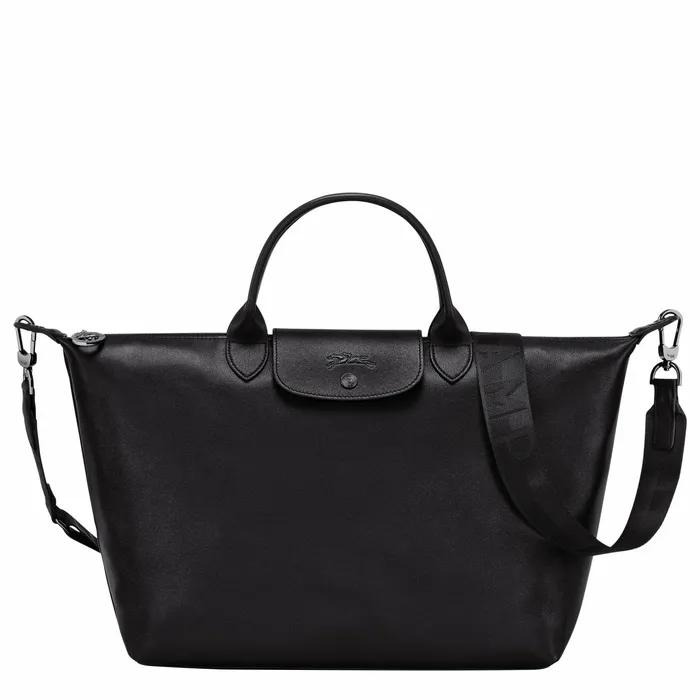 WomenMen Le Pliage Xtra L Handbag Black Longchamp Handbags
