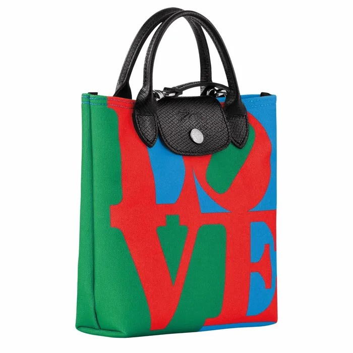 WomenMen Longchamp X Robert Indiana XS Crossbody Bag Red Longchamp Handbags