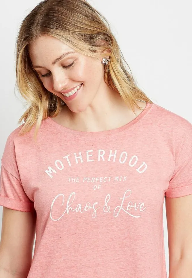 Women Motherhood Graphic Tee Maurices Tops