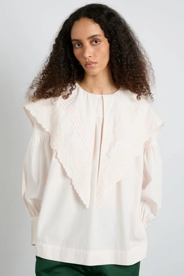 Women Occasion Wear Damson Madder Embroidered Candy Blouse 8211 Pink
